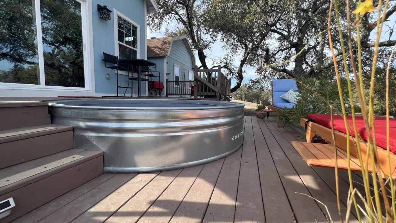 Hill Country Highland'S Bluebonnet Cottage 马布尔福尔斯 外观 照片