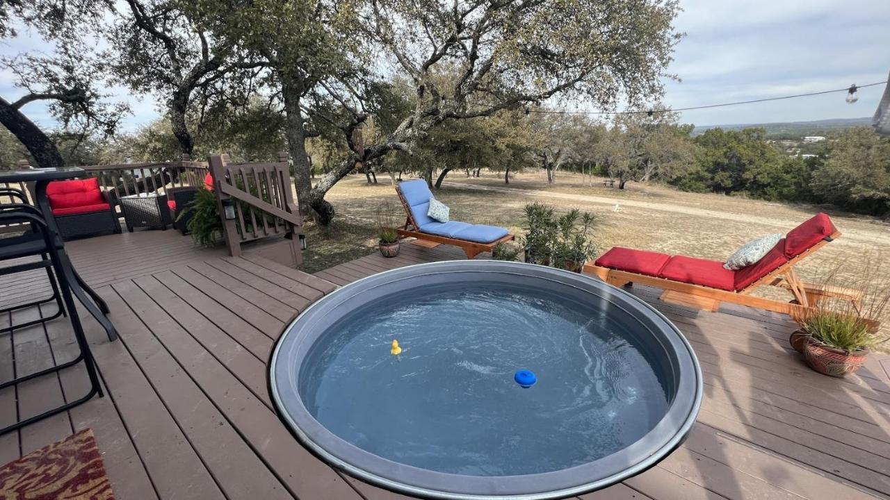 Hill Country Highland'S Bluebonnet Cottage 马布尔福尔斯 外观 照片